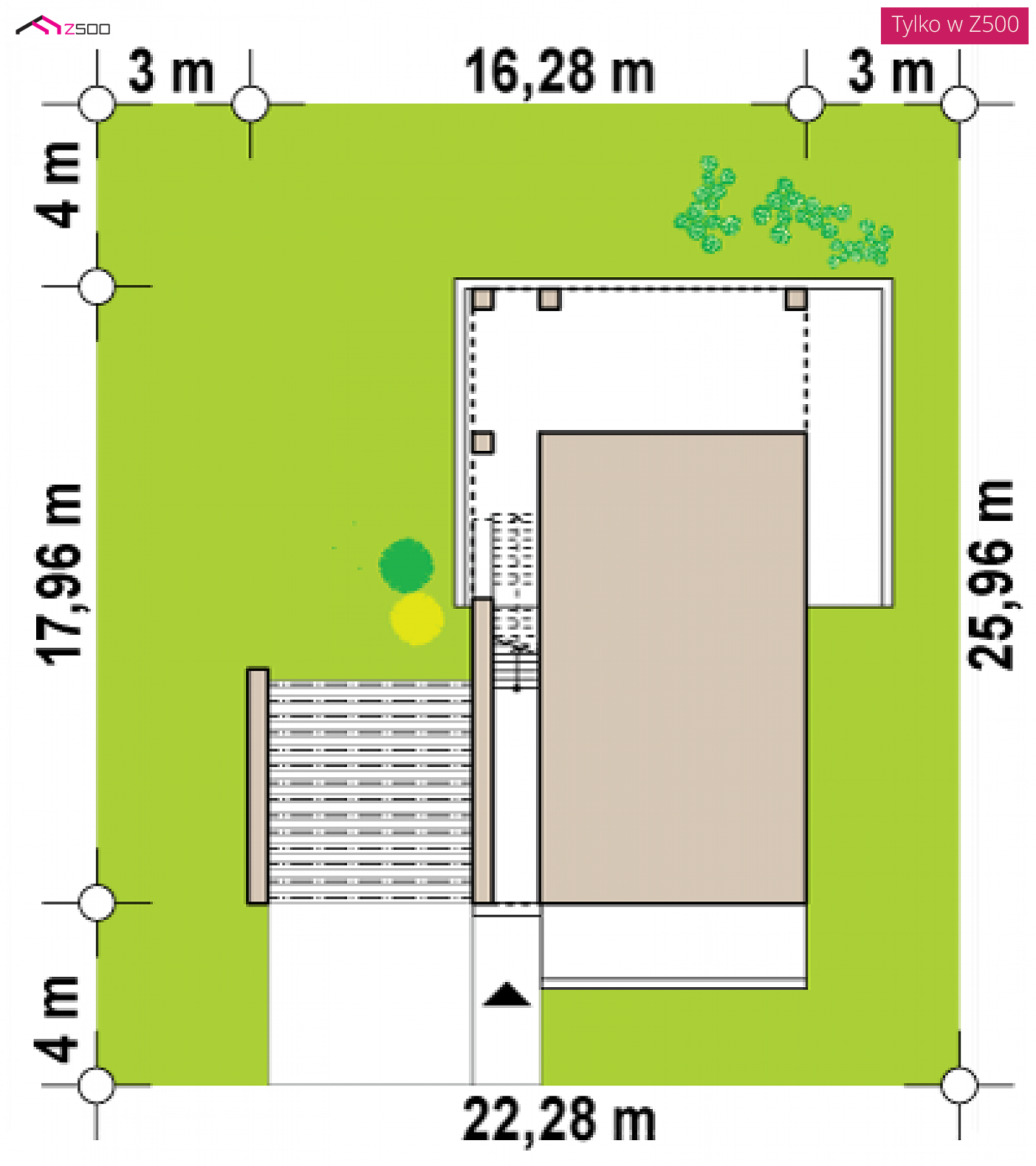 Home project - A modern 2-family house with glazing
