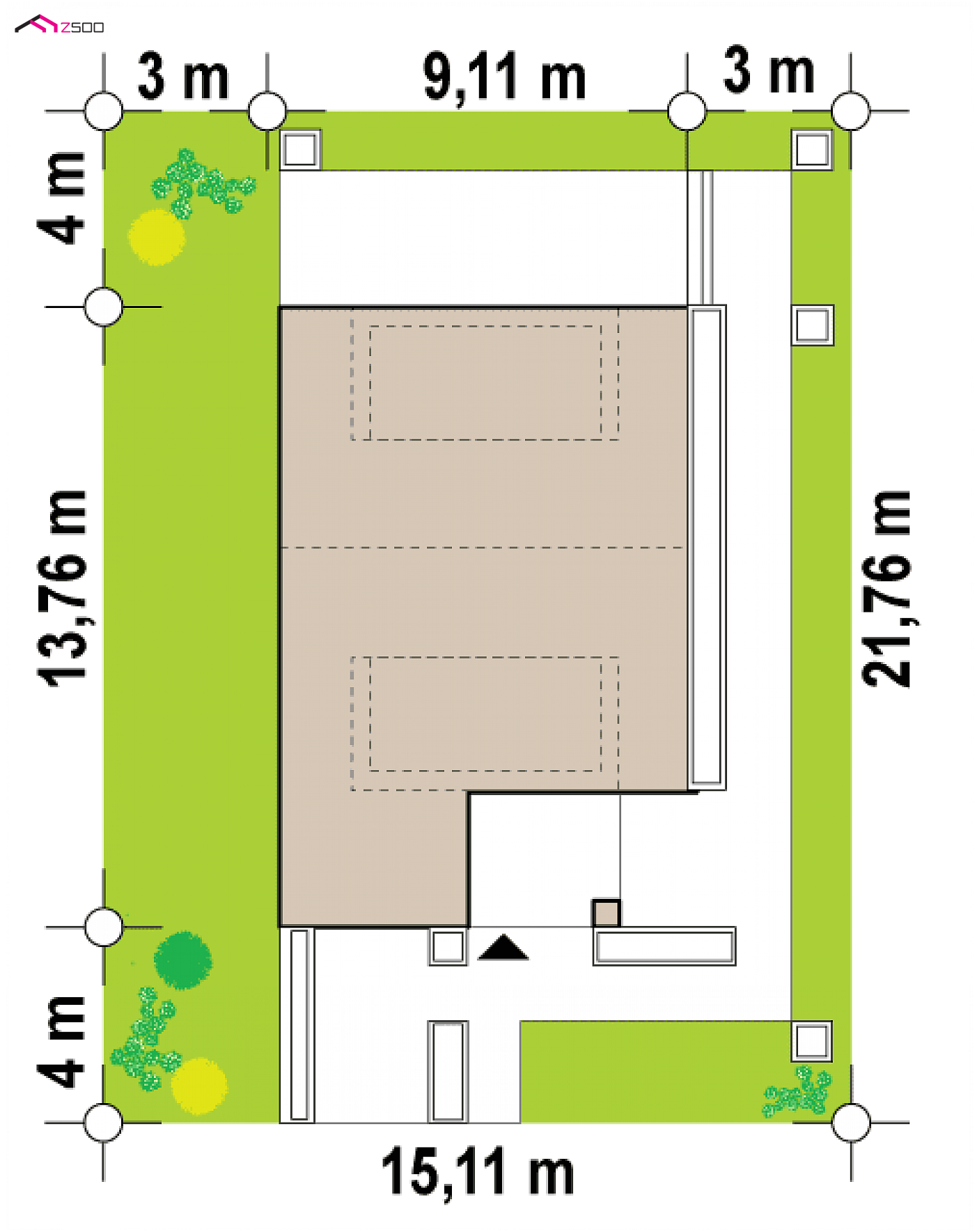 Home project - Dom w zabudowie bliźniaczej