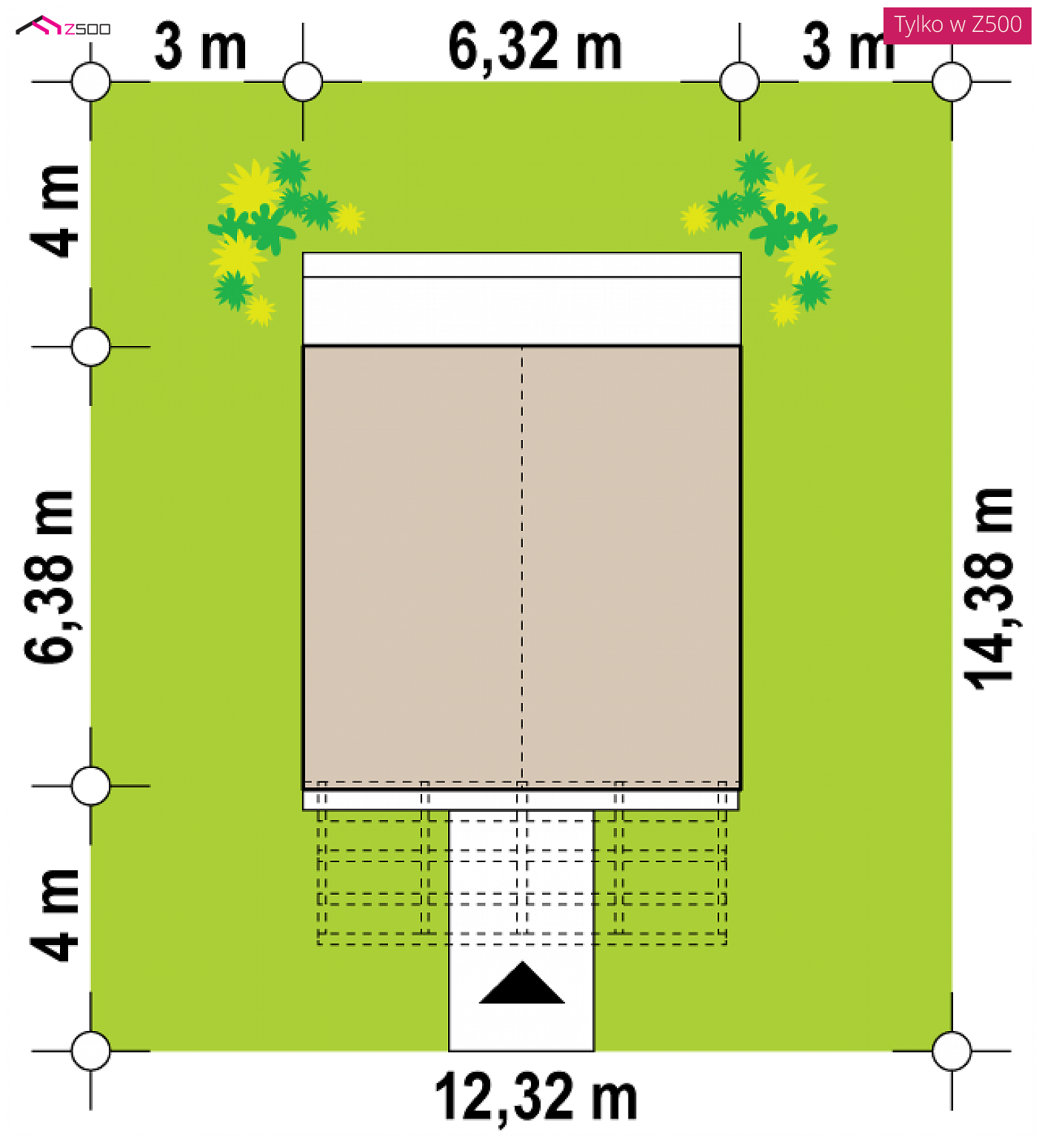 Home project - Domek w technologii drewnianej na małą działkę