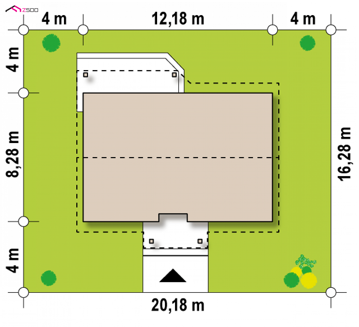 Home project - Nieduży, funkcjonalny, ekonomiczny dom z poddaszem użytkowym.