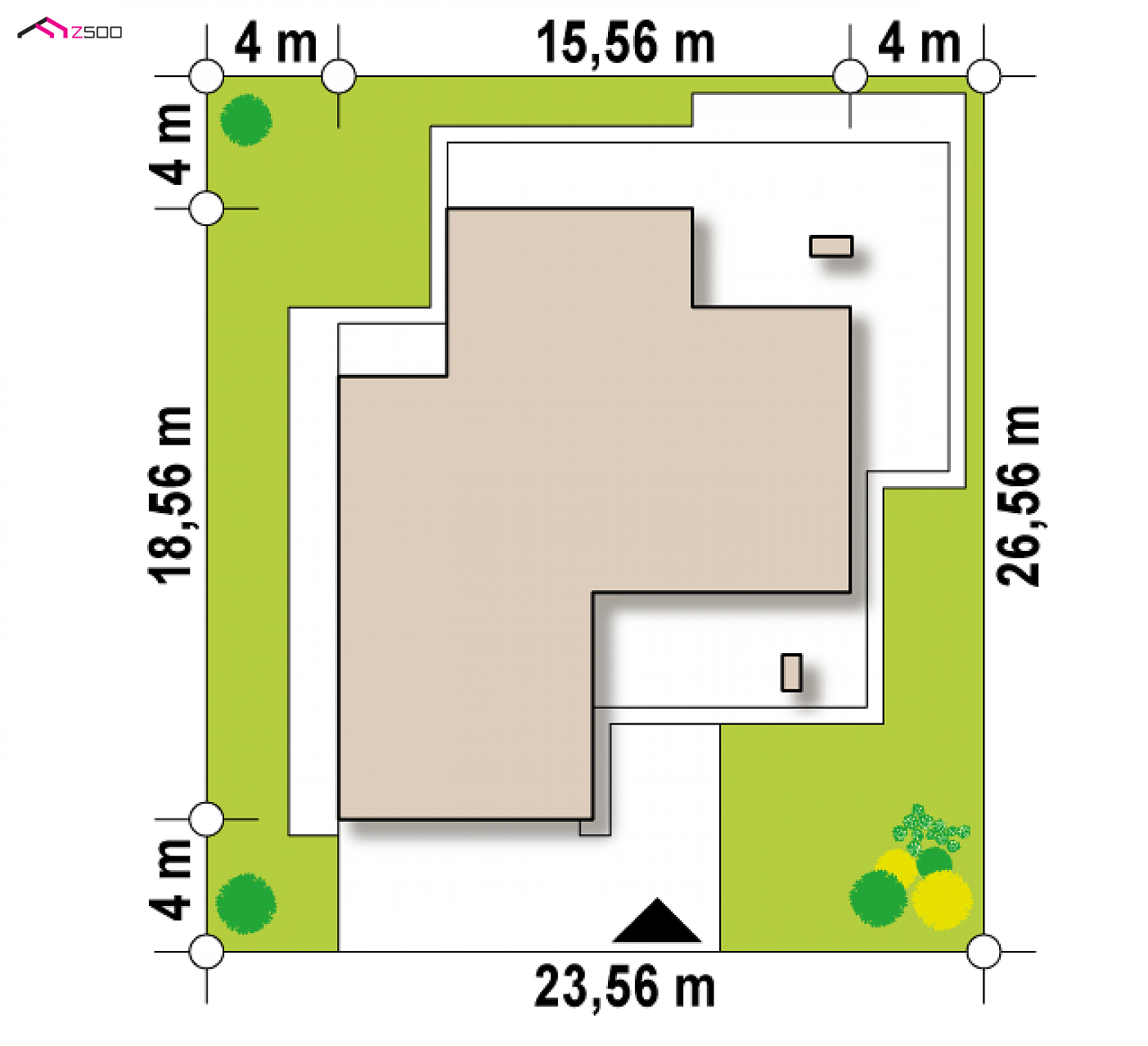 Home project - Nowoczesny, dwukondygnacyjny dom z dużymi przeszkleniami, tarasami oraz garażem.