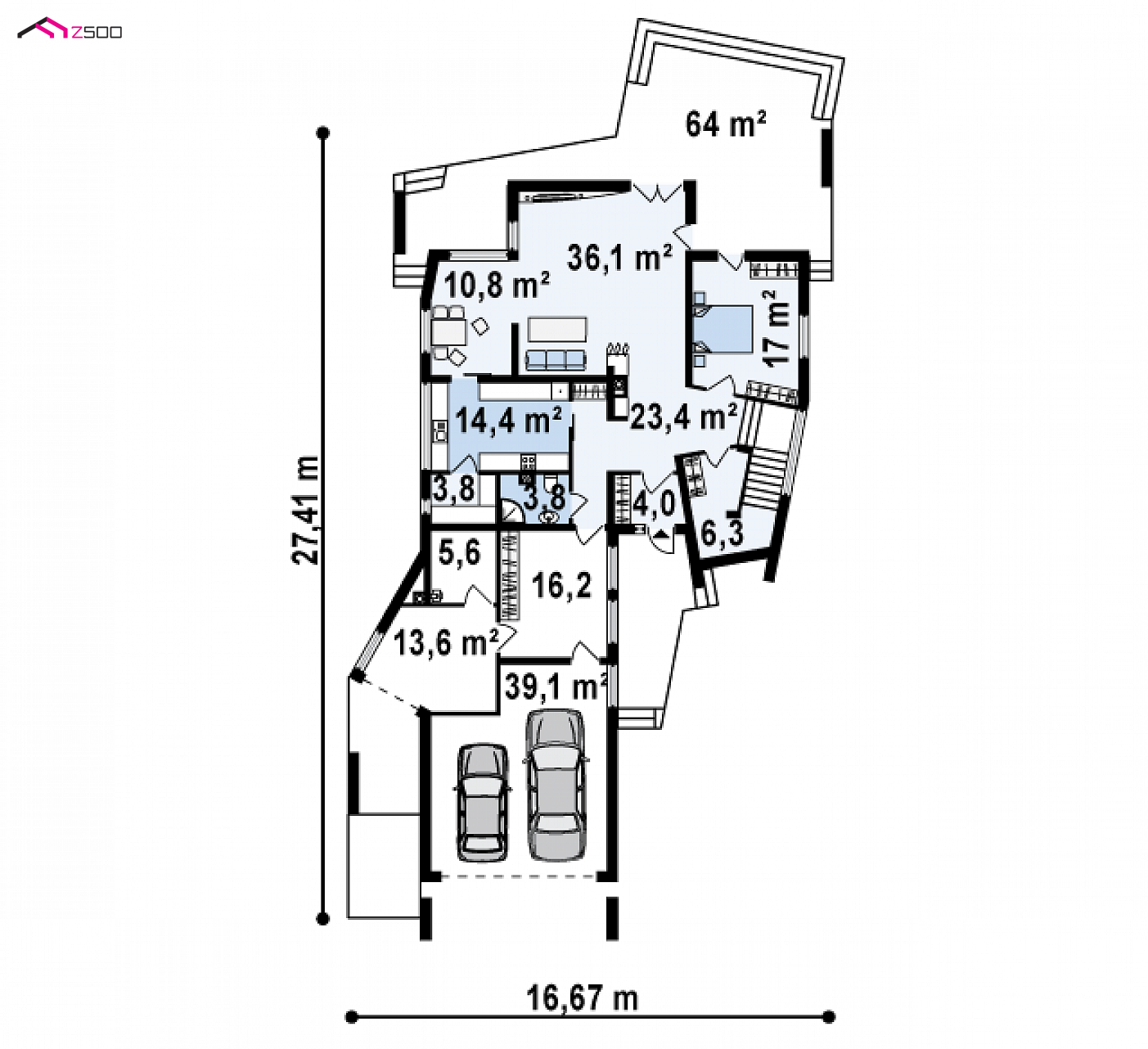 Home project - A modern design for individualists who value style and uniqueness.