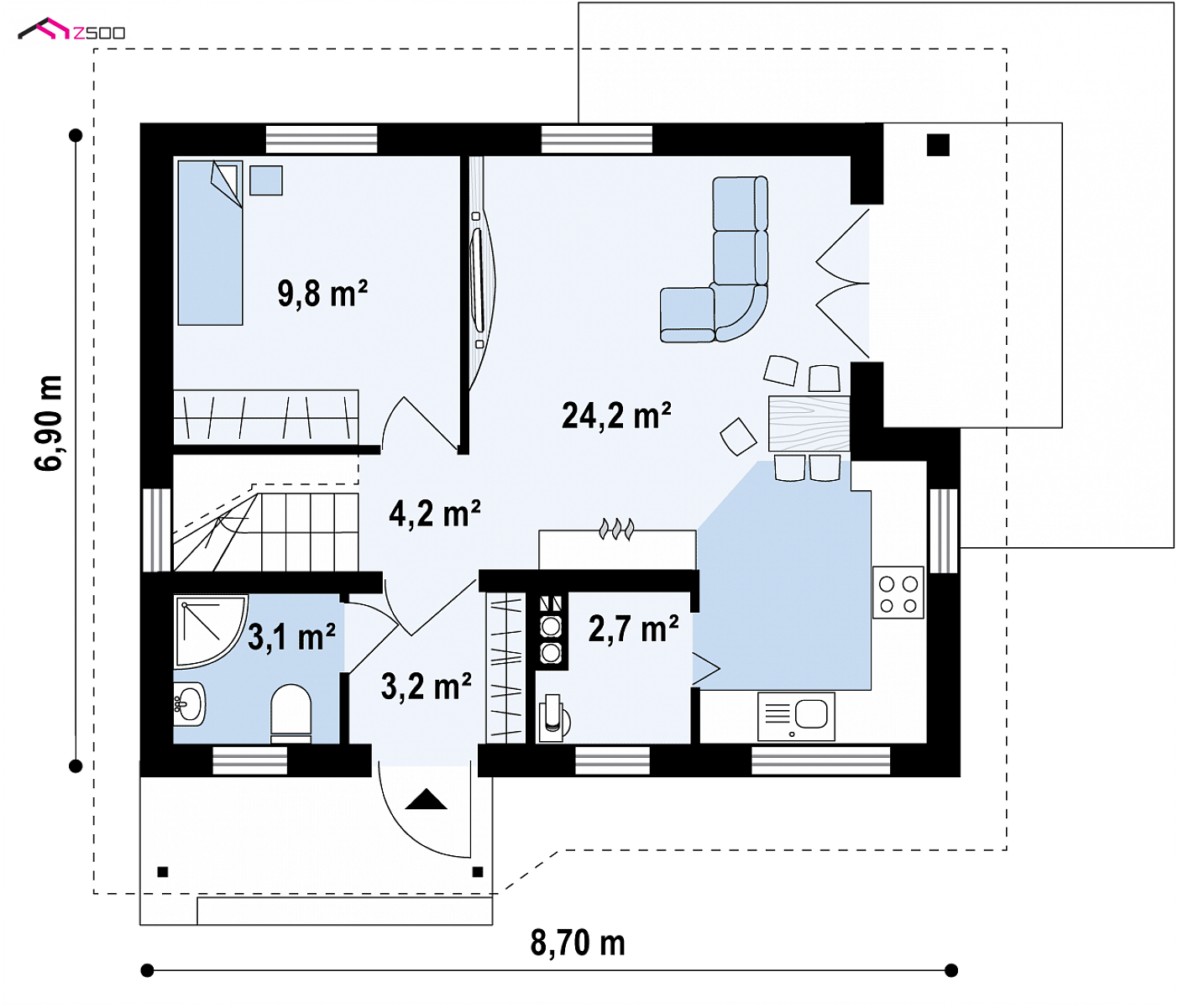 Home project - w technologii szkieletowej