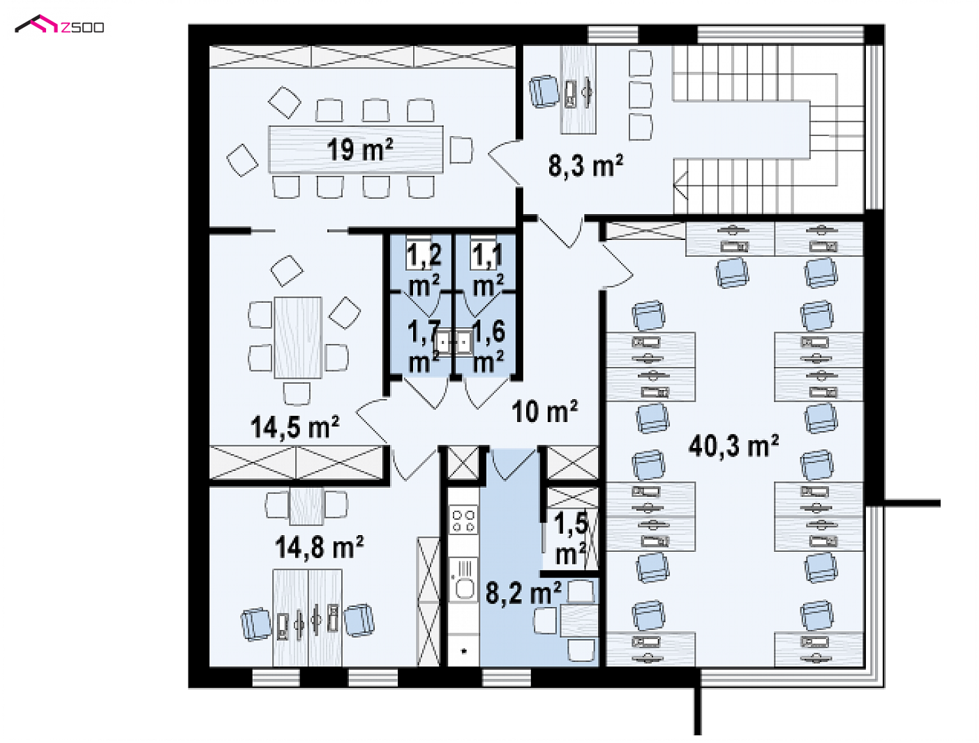 Home project - Nowoczesny budynek biurowo-usługowy
