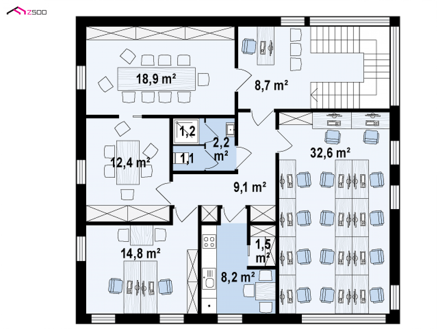 Home project - Projekt nowoczesnego budynku biurowego