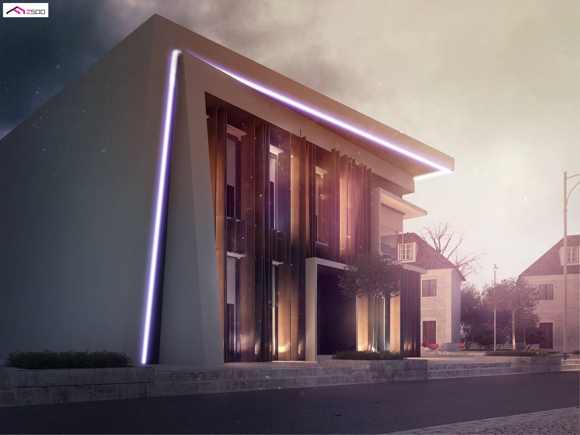 Home project - Nowoczesny budynek biurowo-usługowy