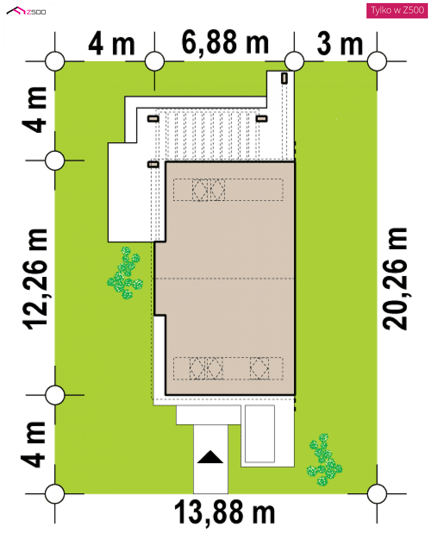Home project - Tradycyjny bliźniak o powierzchni 108m2 z gabinetem na parterze i 3 sypialniami.