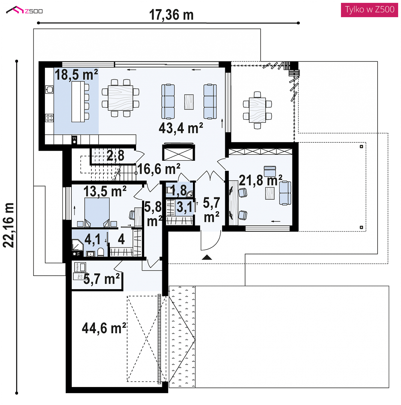 Home project - A modern house with an area of over 2000 sqft with vertical gardens