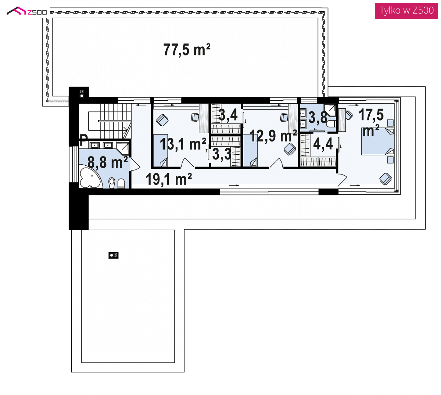 Home project - A modern house with an area of over 2000 sqft with vertical gardens
