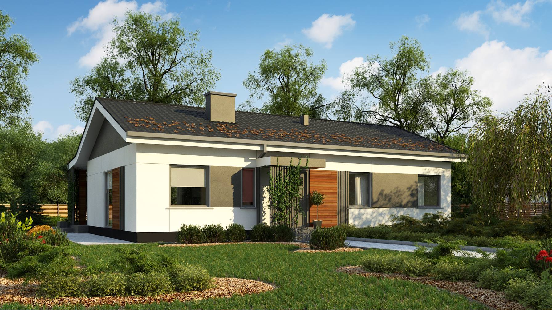 Z500 - Projects of houses and garages, family houses